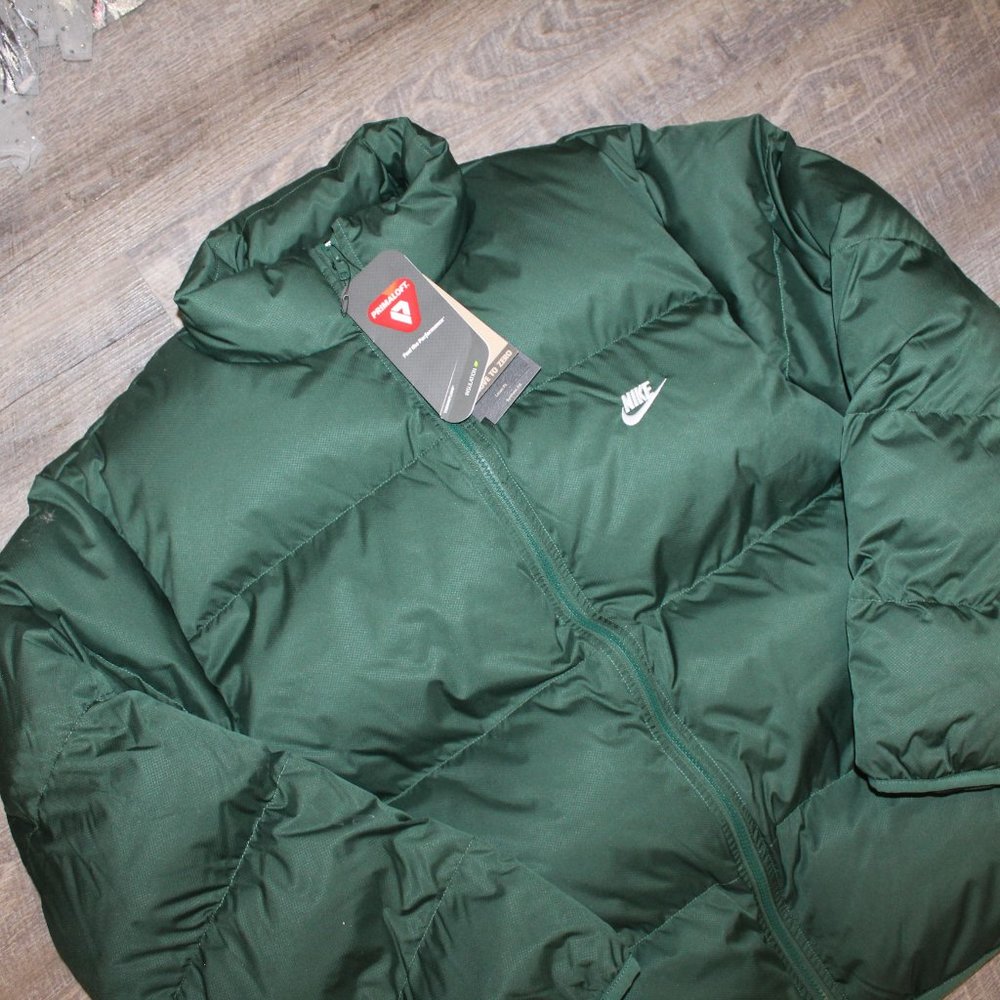 Nike Green Puffer Jacket